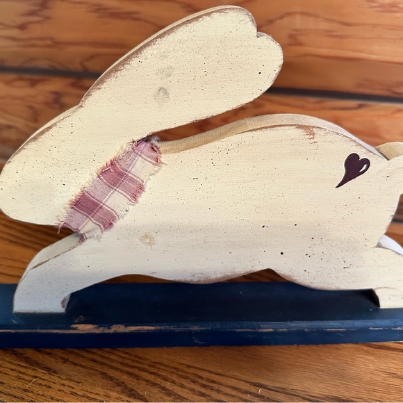 Decorative Wood Rabbit - Picture 2 of 4